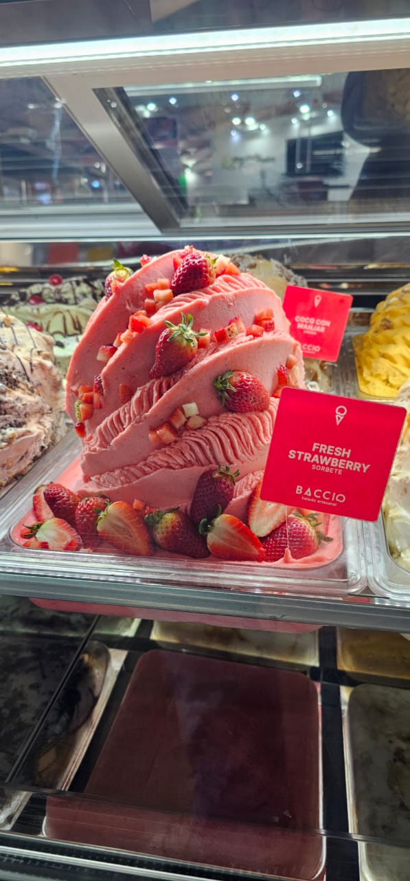 Helado fresh strawberry